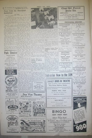 The Semiahmoo Sun and White Rock Weekly, November 19, 1953 (Page 2)
