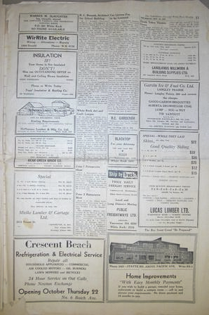 The Semiahmoo Sun and White Rock Weekly, October 22, 1953 (Page 11)