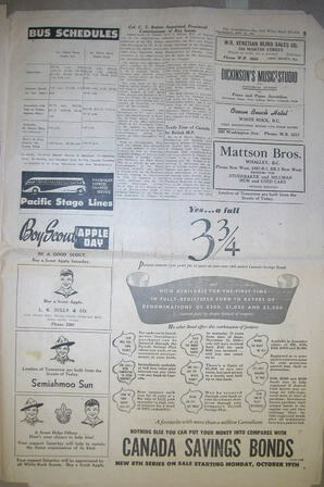 The Semiahmoo Sun and White Rock Weekly, October 22, 1953 (Page 9)