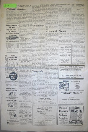 The Semiahmoo Sun and White Rock Weekly, October 22, 1953 (Page 6)