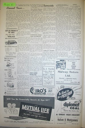 The Semiahmoo Sun and White Rock Weekly, October 15, 1953 (Page 6)