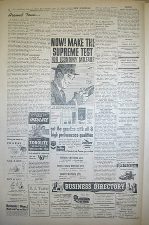 The Semiahmoo Sun and White Rock Weekly, September 24, 1953 (Page 4)
