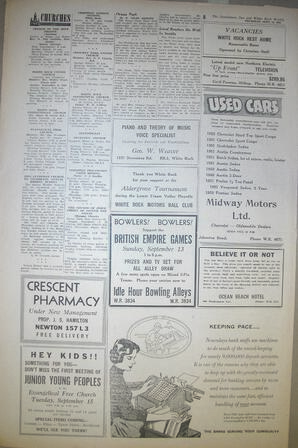 The Semiahmoo Sun and White Rock Weekly, September 10, 1953 (Page 8)