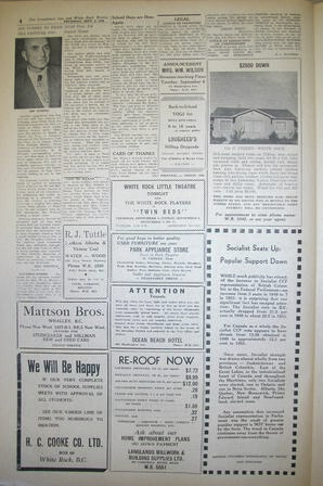 The Semiahmoo Sun and White Rock Weekly, September 03, 1953 (Page 4)