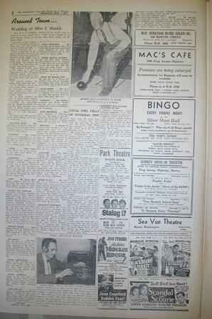 The Semiahmoo Sun and White Rock Weekly, September 03, 1953 (Page 2)