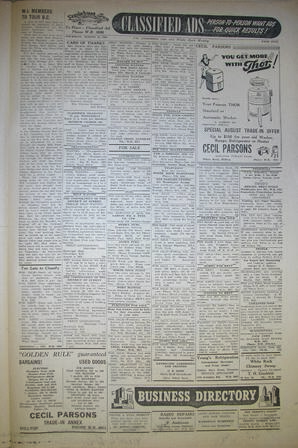 The Semiahmoo Sun and White Rock Weekly, August 13, 1953 (Page 5)