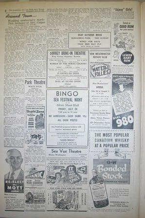 The Semiahmoo Sun and White Rock Weekly, July 23, 1953 (Page 2)
