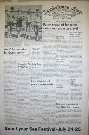 The Semiahmoo Sun and White Rock Weekly, July 09, 1953 (Page 1)