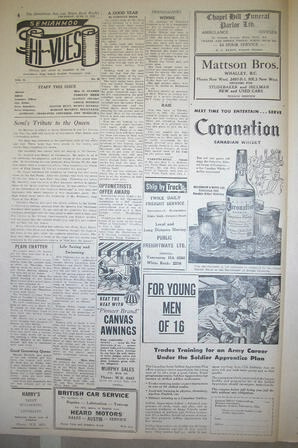 The Semiahmoo Sun and White Rock Weekly, June 11, 1953 (Page 4)