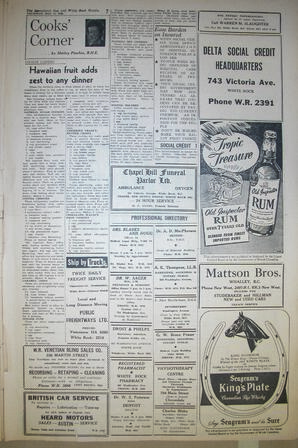 The Semiahmoo Sun and White Rock Weekly, May 21, 1953 (Page 7)