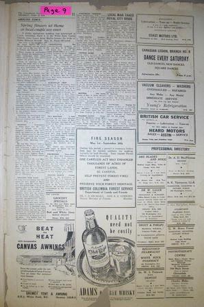 The Semiahmoo Sun and White Rock Weekly, April 30, 1953 (Page 9)