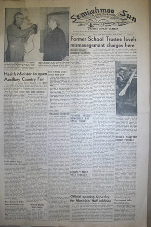 The Semiahmoo Sun and White Rock Weekly, April 09, 1953 (Page 1)