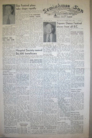 The Semiahmoo Sun and White Rock Weekly, April 02, 1953 (Page 1)