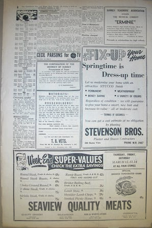 The Semiahmoo Sun and White Rock Weekly, March 12, 1953 (Page 6)