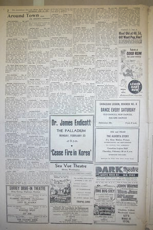 The Semiahmoo Sun and White Rock Weekly, February 19, 1953 (Page 2)