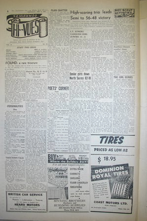 The Semiahmoo Sun and White Rock Weekly, February 12, 1953 (Page 4)