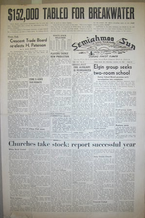 The Semiahmoo Sun and White Rock Weekly, January 29, 1953 (Page 1)