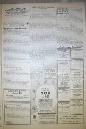 The Semiahmoo Sun and White Rock Weekly, September 25, 1952 (Page 3)