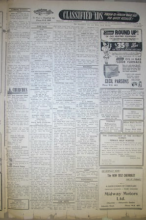 The Semiahmoo Sun and White Rock Weekly, June 26, 1952 (Page 7)