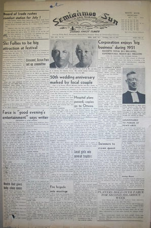 The Semiahmoo Sun and White Rock Weekly, June 26, 1952 (Page 1)