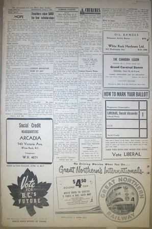 The Semiahmoo Sun and White Rock Weekly, June 11, 1952 (Page 12)