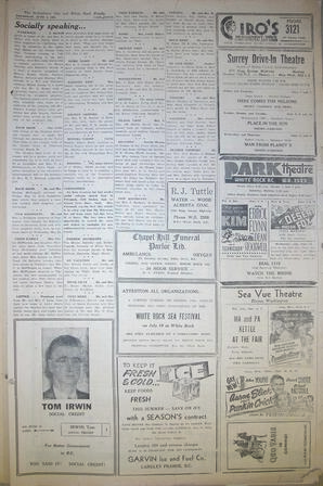 The Semiahmoo Sun and White Rock Weekly, June 05, 1952 (Page 7)