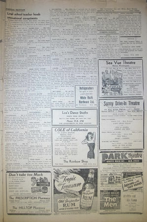 The Semiahmoo Sun and White Rock Weekly, May 29, 1952 (Page 3)