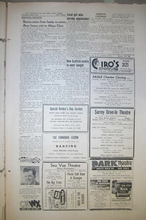 The Semiahmoo Sun and White Rock Weekly, May 08, 1952 (Page 3)