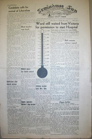 The Semiahmoo Sun and White Rock Weekly, May 08, 1952 (Page 1)