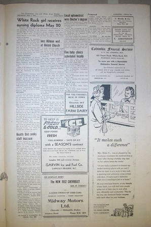 The Semiahmoo Sun and White Rock Weekly, May 01, 1952 (Page 7)