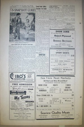The Semiahmoo Sun and White Rock Weekly, April 24, 1952 (Page 12)
