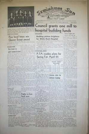 The Semiahmoo Sun and White Rock Weekly, April 10, 1952 (Page 1)