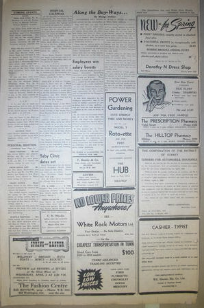 The Semiahmoo Sun and White Rock Weekly, March 27, 1952 (Page 10)