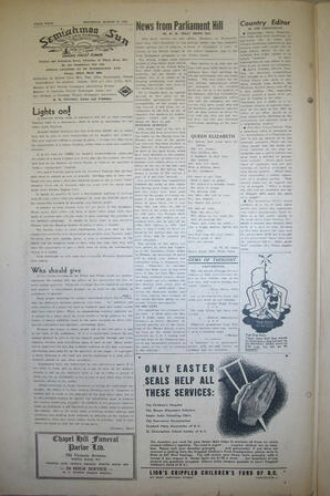 The Semiahmoo Sun and White Rock Weekly, March 27, 1952 (Page 4)