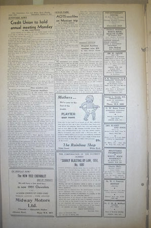 The Semiahmoo Sun and White Rock Weekly, March 27, 1952 (Page 2)