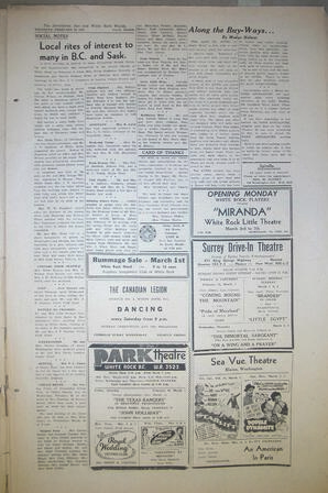 The Semiahmoo Sun and White Rock Weekly, February 28, 1952 (Page 3)