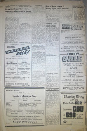 The Semiahmoo Sun and White Rock Weekly, January 17, 1952 (Page 10)