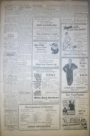 The Semiahmoo Sun and White Rock Weekly, December 13, 1951 (Page 16)