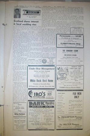 The Semiahmoo Sun and White Rock Weekly, December 13, 1951 (Page 3)