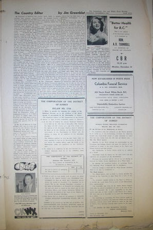 The Semiahmoo Sun and White Rock Weekly, December 06, 1951 (Page 5)
