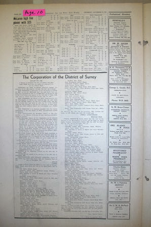 The Semiahmoo Sun and White Rock Weekly, November 29, 1951 (Page 10)