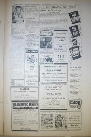 The Semiahmoo Sun and White Rock Weekly, November 15, 1951 (Page 3)