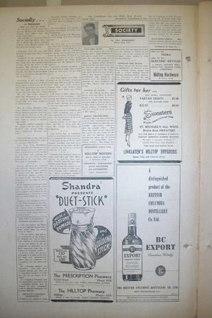 The Semiahmoo Sun and White Rock Weekly, November 15, 1951 (Page 2)