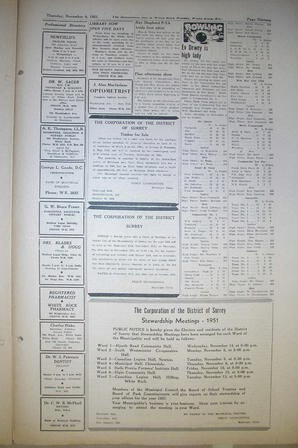The Semiahmoo Sun and White Rock Weekly, November 08, 1951 (Page 13)