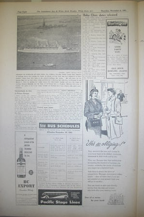 The Semiahmoo Sun and White Rock Weekly, November 08, 1951 (Page 8)