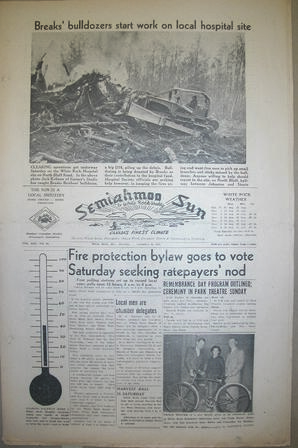 The Semiahmoo Sun and White Rock Weekly, November 08, 1951 (Page 1)