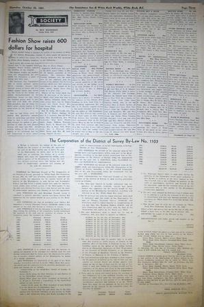 The Semiahmoo Sun and White Rock Weekly, October 25, 1951 (Page 3)