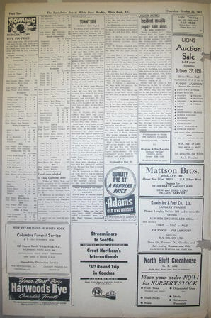 The Semiahmoo Sun and White Rock Weekly, October 25, 1951 (Page 2)