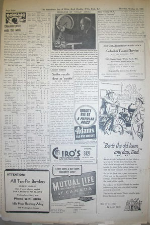 The Semiahmoo Sun and White Rock Weekly, October 11, 1951 (Page 8)
