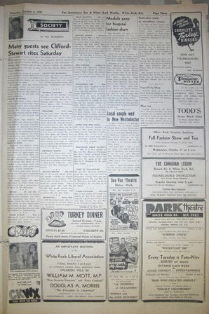 The Semiahmoo Sun and White Rock Weekly, October 04, 1951 (Page 3)